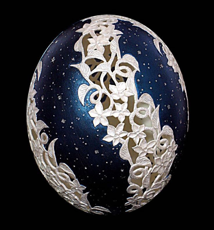 Ostrich Egg Art